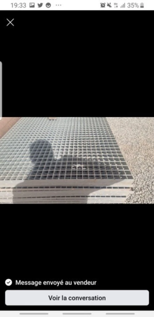 Caillebotis en acier galvanisé à chaud