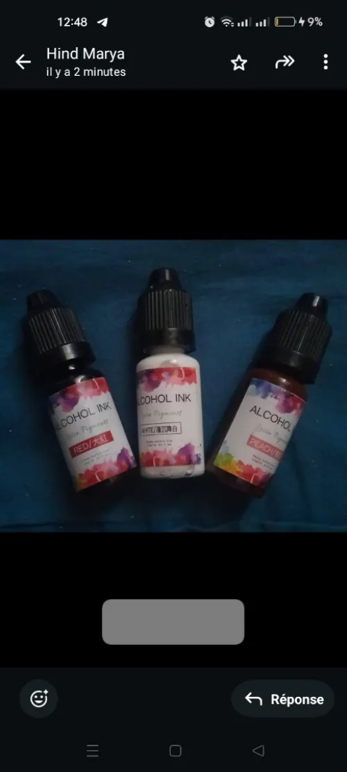 Colorants alcooliques pour résine neufs