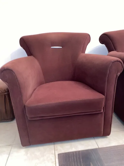 Fauteuils Marron 