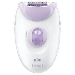 Braun Épilateur Silk-Épil 3 - SE3-170 - Blanc/Violet