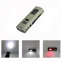 Éclairage de Vélo Puissant Lumière Blanche Et Rouge Power Bank batterie Li-Ion, batterie Type-C