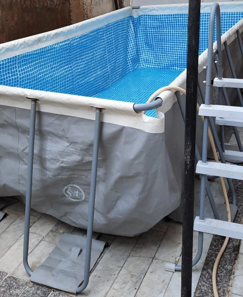 la piscine intex 4 mètre avec moteur filtre et échelle لابيسين