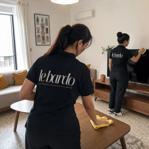 Nettoyage d'appartement en location courte durée airbnb ect