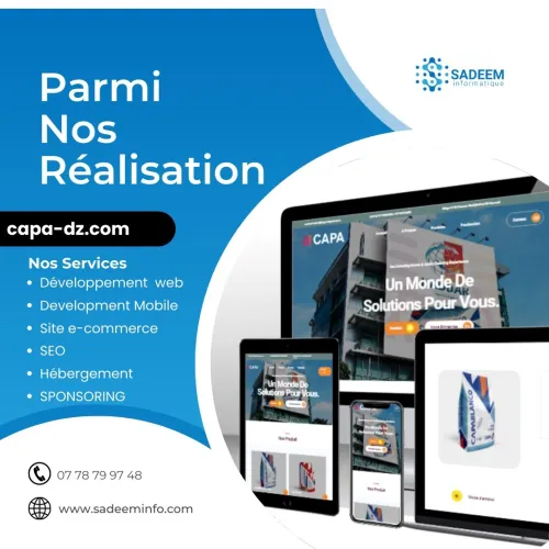 Création de site web vitrine en Algérie