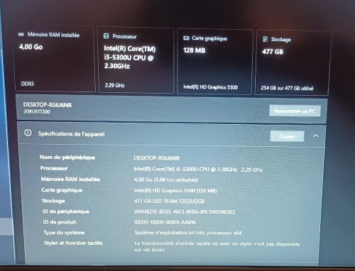 Lenovo thinkpad i5