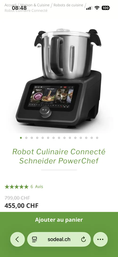 Robot intelligent  de cuisine
