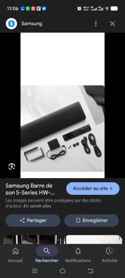 Barre de son Samsung