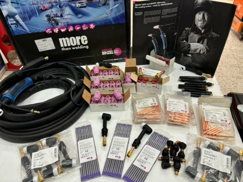 PROMO TORCHE TIG 17/140A + CONSOMMABLES TIG 17/18/26
