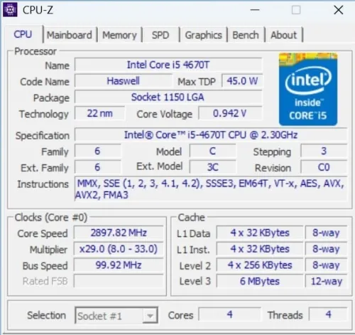 Unité Centrale Polyvalente. Intel i5 / 8 Go RAM / 1.5 To Stockage