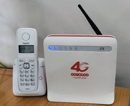 Modem Ooredoo 4G + téléphone fixe sans fil