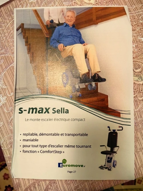 Monte-escalier électrique pour fauteuil roulant