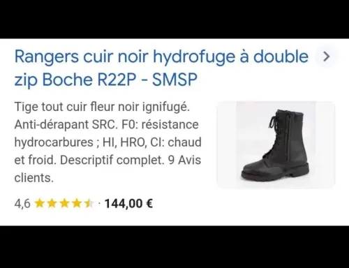 Rangers Cuir souple et robuste confort