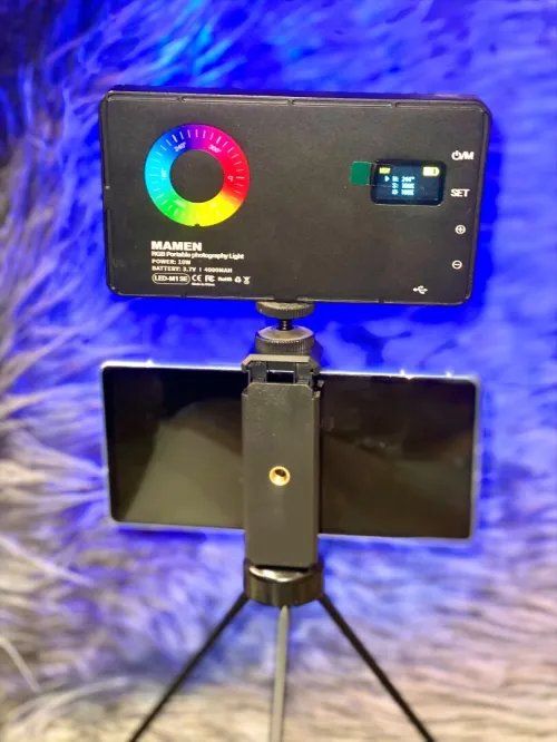 LED Mamen + mini Tripied pour Telephone