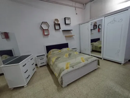 chambre à coucher en bois 