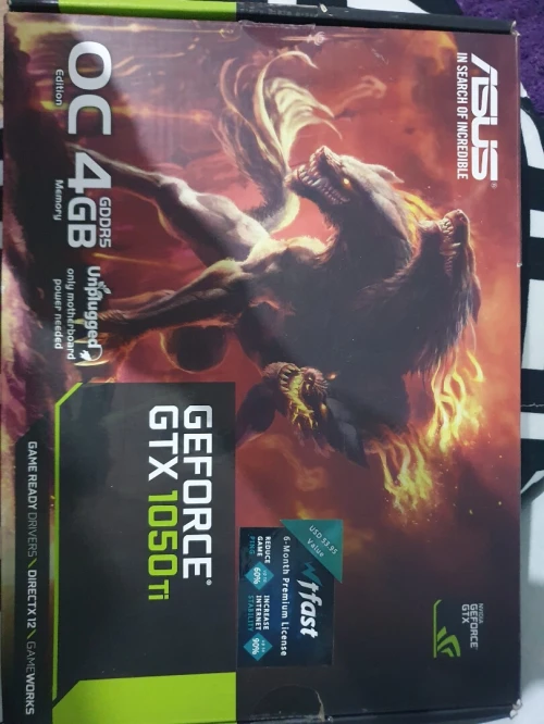 Gtx 1050ti oc asus