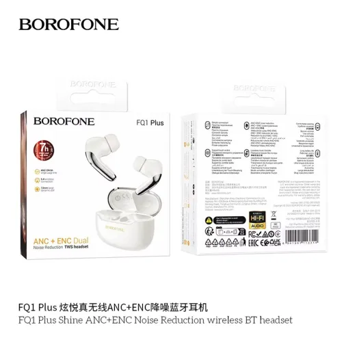 Écouteurs sans fil Bluetooth V5.4 FQ1 Plus ANC BOROFONE  سماعات أذن لاسلكية