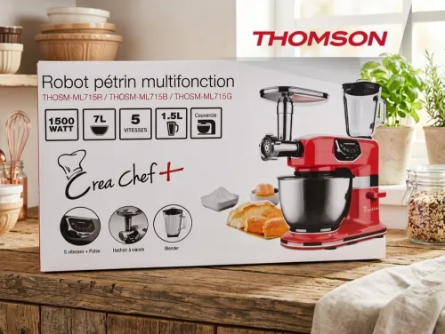 PETRIN THOMSON 3EN1 MULTIFONCTION 7L 3.5KG 1500W 5 VITESSE