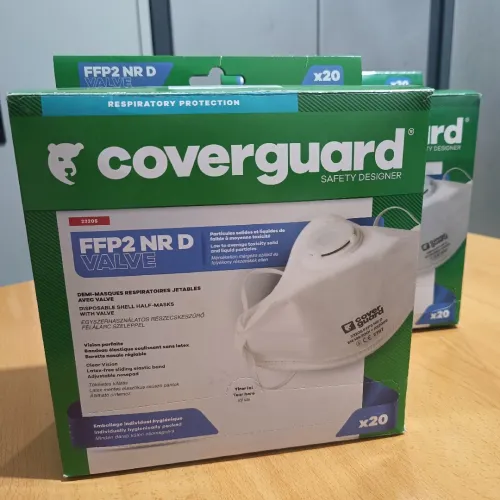 Masques de protection FFP2 avec soupape  Coverguard