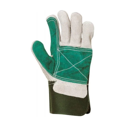 GANT DOCKER CROÛTE VACHETTE RENFORT CROÛTE VERT