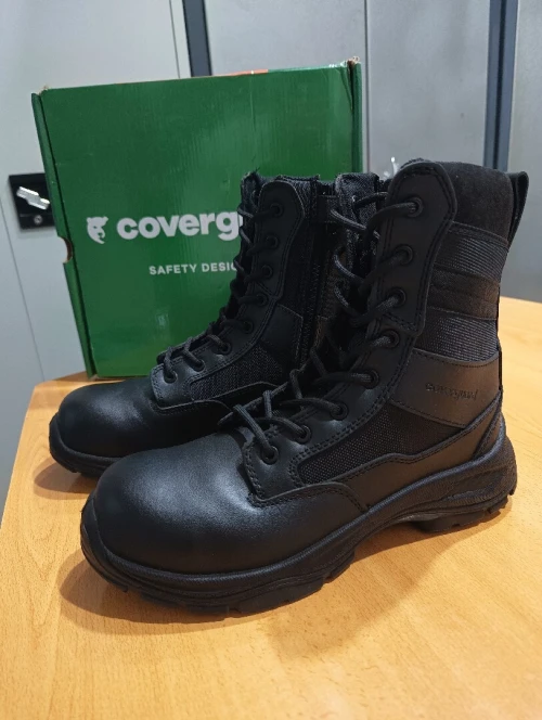 Chaussure de sécurité Haute COVERGUARD "BLACK STAR" avec embout (Pointure : 42)