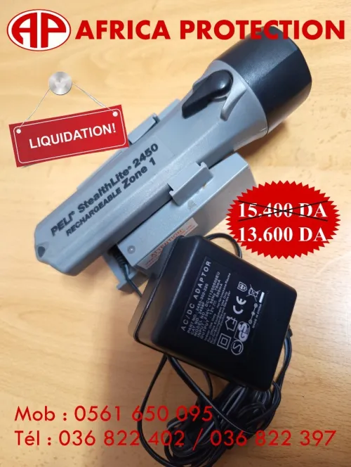 LAMPE PELI StealthLite Rechargeable ATEX Zone1 ''LIQUIDATION''