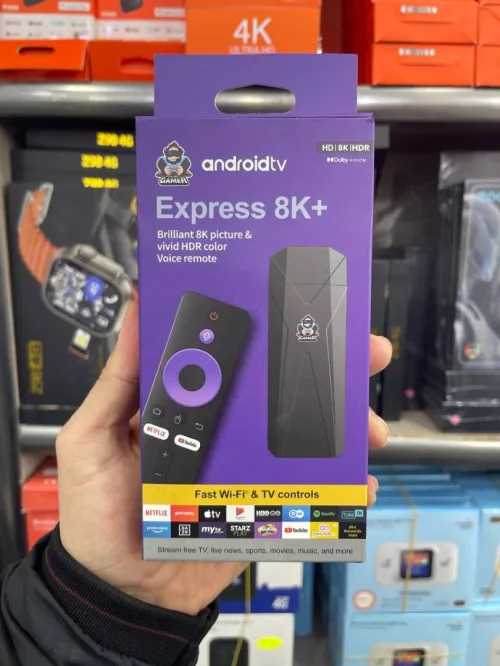 Andoid Tv Stick + android Tv Express 8k+ 