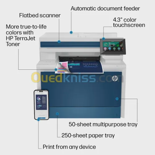 HP Color LaserJet Pro 4303dw  Imprimante Multifonction Couleur A4