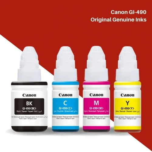 PACK BOUTEILLE D'ENCRE CANON ORIGINAL GI - 490