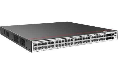 SWITCH HUAWEI 48 PORTS 48 x 10/100/1000Base-T ports, 4 x 10 GE SFP+ ports, 2 stack ports S5735-S48T4XE-V2