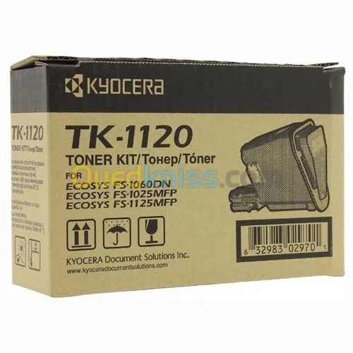 TONER NOIR KYOCERA ORIGINAL TK 1120