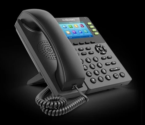 FLYINGVOICE - FIP14G (IPBX VOIP) IP PHONE ENTREPRISE écran couleur 3.5", WiFi - 8 Lignes SIP - PoE