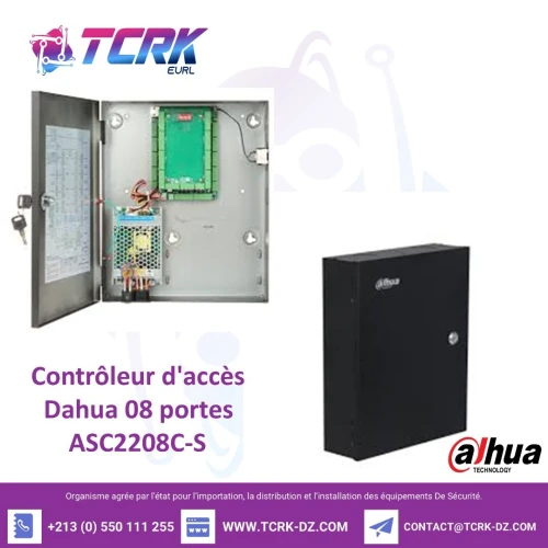 Contrôleur d'accès Dahua 08 portes ASC2208C-S