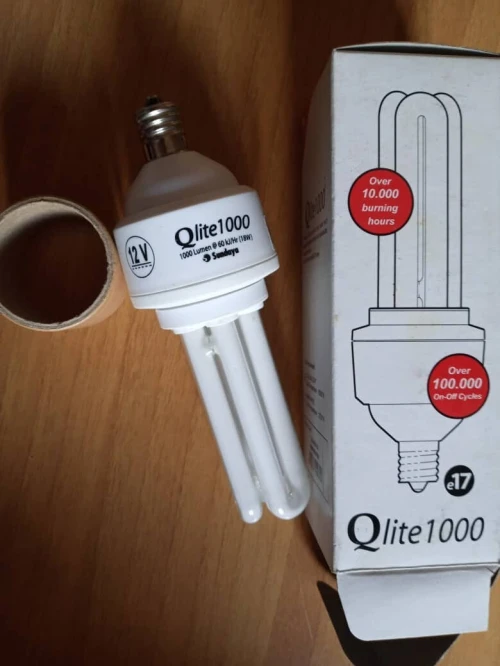 Lot de Lampes LED 12V DC  Qlite 1000  Énergie Solaire / Batterie/ Photovoltaïque