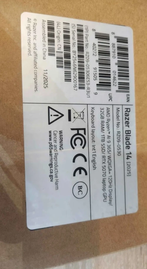 Razer 14 2025 rtx 5070