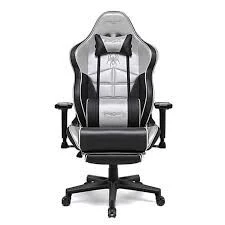 Chaise gaming KEROGI original avec repose pied  accoudoirs réglables s