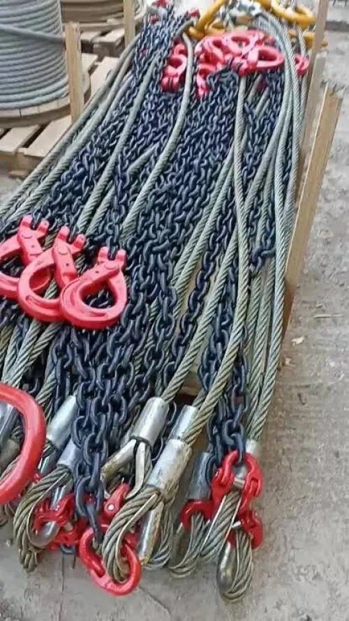 Fabrication élingues on chaîne et cable acier 