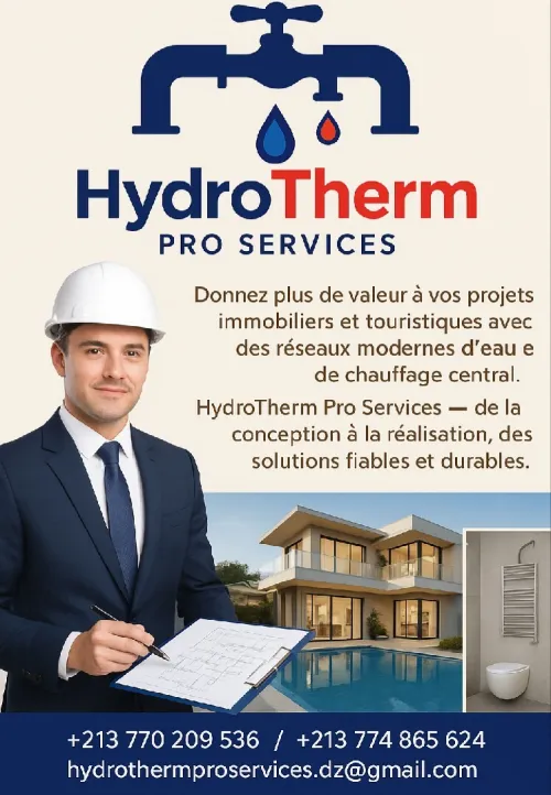 HTPS Plombrie Général et chauffage pour projet tourisique et immo 