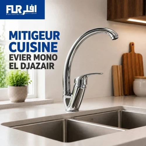 MITIGEUR CUISINE EVIER MONO EL DJAZAIR FLR