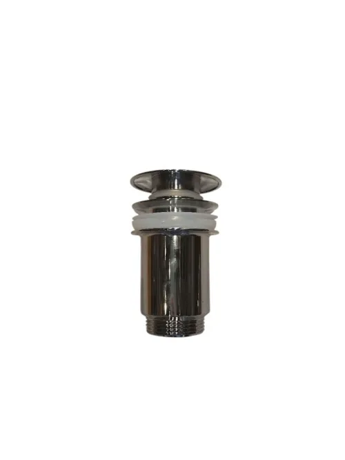SIPHON LAVABO INOX + BONDE LAVABO POUSSOIR