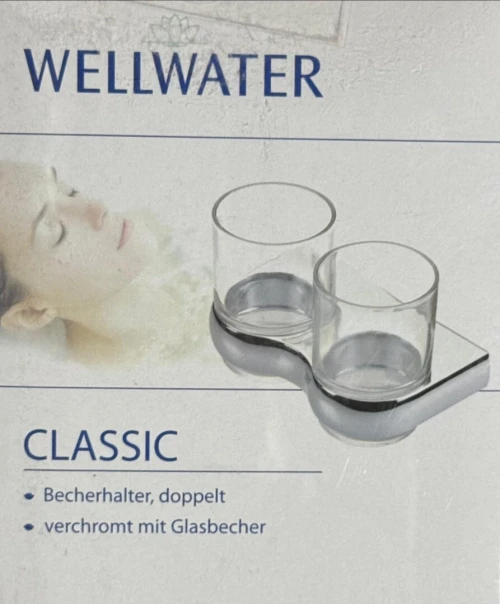 PORTE BROSSE A DENT 2 VERRE WELLWATER 