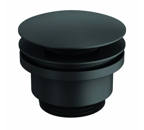 BONDE LAVABO POUSSOIR INOX