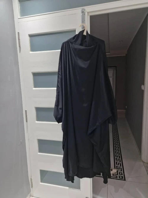 جلباب شرعي قطعتين مربع
