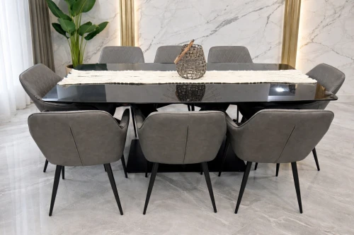 Ensemble Table Ovale Moderne