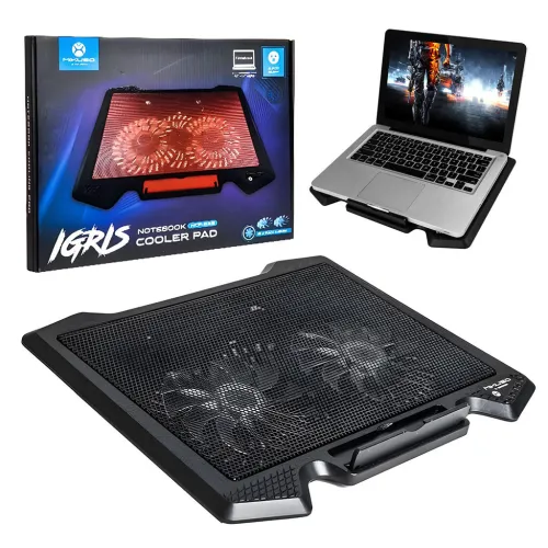 TAPIS REFROIDISSEUR COOLER PAD IGRIS NCP-233  2 x GRANDS FANS