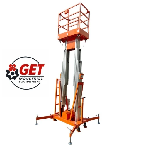 NACELLE ELECTRIQUE 220V /  ÉCHAFAUDAGE ELECTRIQUE 12M / NACELLE CISEAUX 500KG
