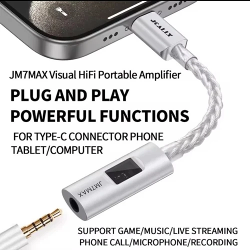 DAC JCALLY JM7 MAX TYPE C To 3.5m Jack