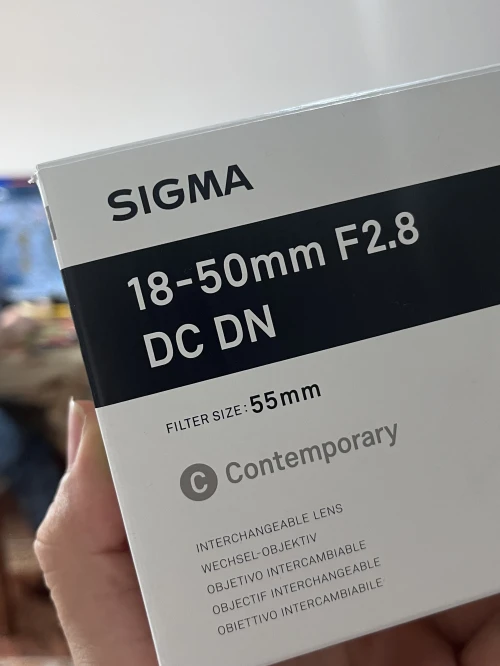 SIGMA 18-50MM F/2.8 DC DN SONY E MOUNT APSC (NEW)