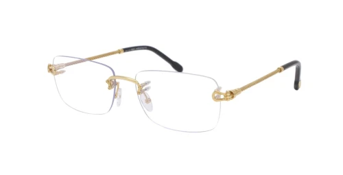 Fred FG50002U 030 Men's Eyeglasses Shiny Endura Gold
