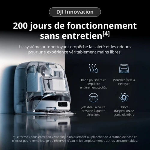 DJI ROMO P aspirateur Robot
