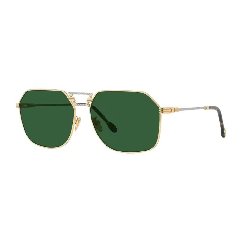 FRED FORCE 10 SUNGLASSES Green aviator